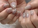 平日限定☆ハートドットネイル