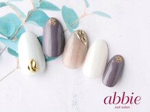 ネイルサロン アビー 宮益坂店(abbie)/くすみパープル◇￥11352