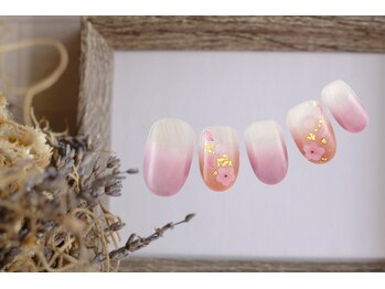 ファストネイル 京都烏丸店(FAST NAIL)/さくら　金箔　上品　【11152】