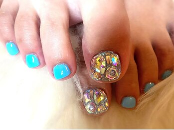 アミュリー ネイル アトリエ(Amury nail atelier)/ビジュー ストーン オーロラ