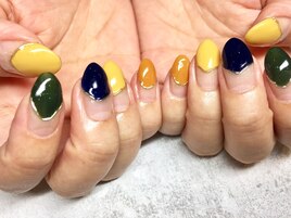 【パラジェル】秋カラーフレンチ