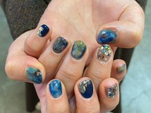 カーティシーネイルズ(curtisii NAILS)/ゴッホ青の時代モチーフ