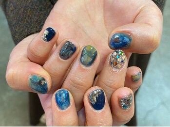 カーティシーネイルズ(curtisii NAILS)/ゴッホ青の時代モチーフ