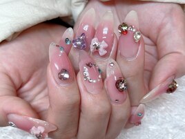カラフルストーンネイル