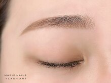 マリー ネイルズアンドラッシュアート モザイクモール港北店(MARIE NAILS & LASH ART)の雰囲気（アイブロウワックス　メイクあり・なし4950円から）