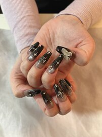 マグ×黒グラデ