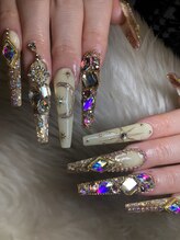 クロスネイル 渋谷店(CROSS nail)/ゴールドギャルネイル