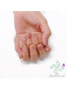 サロンドシエル(salon de ciel)/定額ネイル¥7590色替えver.
