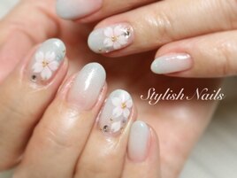 フラワーネイル〇桜５