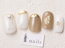 アイネイルズ 渋谷店(I nails)/キレイめニュアンス