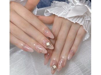 ネイルズ イロハ 大塚店(NAILS 168)/チップ長さだしシンプルデザイン
