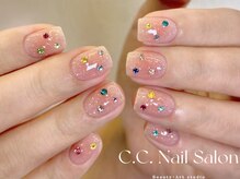 シーシーネイルサロン 池袋(C.C.Nail salon)/可愛いチークデザイン