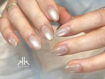 ケーツーネイル(k-two nail)/ベージュmixマグネット(みな)