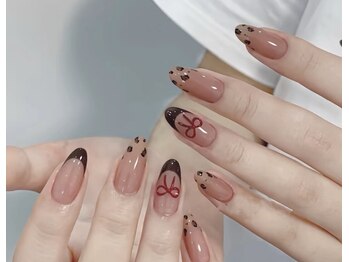 ベストネイル 渋谷109前店(Best Nail)/ヒョウ柄ネイル持ち込み