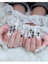 ベティネイル アイラッシュ(Betty Nail)/モノトーンクロムネイル