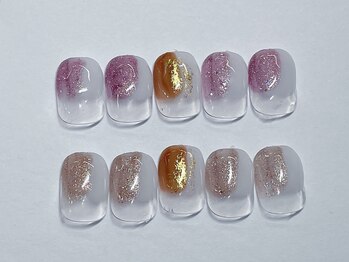 ユメノソラ 越谷店(yumeno空)/塗りかけデザイン ¥3900