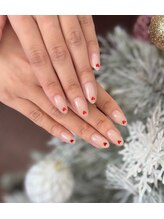 サンカリネイル バイ ヴァラ イオンモール新居浜店(sankari nail by VALLA)/ハートネイル/ワンカラー