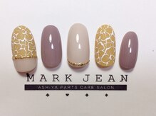 マークジーン 甲南山手(MARK JEAN)/お花　バイカラー　マットコート