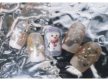 ニコネイル(NIKO NAIL)/冬ネイル