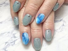 ヘアーアンドネイル ルシア(Hair&Nail Lucia)/ワンカラー×ニュアンスネイル！