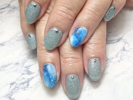 ワンカラー×ニュアンスネイル！