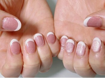 ネイル ファンシーファング(nail_fancy_fang)/フレンチネイル