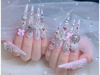 マルチューネイル 池袋(MARUCHU NAIL)/長さ出しMAX/持ち込みデザイン