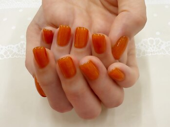 プルミエ ネイル(Premier Nail)/シアーオレンジ★ワンカラー
