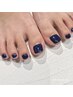 《nail foot》☆足元から華やかに☆ワンカラー/グラデーション ¥6600