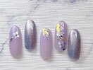 紫陽花ネイル