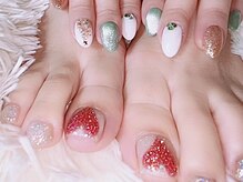 プロモート 岡山城下店(Promote)/ハンドフットクリスマスデザイン