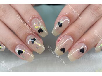 ココナッツネイル/ハートネイル