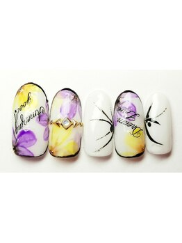 ネイルサロン 爪/☆春色ネイル☆