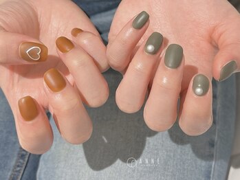 アンネ 東心斎橋店(ANNE)/【パラジェル】マットネイル