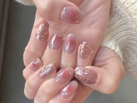 【Sedum】くすみチークネイル