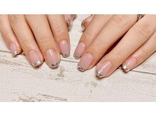 ジル アイラッシュアンドネイル(Jill)/ガラスフレンチ☆