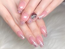 ローブセカンド(L'aube 2nd)/長さだし◆韓国風ビジューネイル