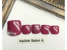 ネイリッシュサロン エー(Nailish Salon A)/秋カラーフットネイル
