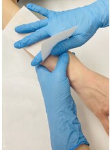 ブリリアンス(BRILLIANCE)/STEP６　ペーパーを貼り、はがす