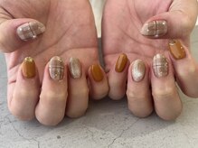 プラス サード(Plus 3rd)/チェックネイル　by tomoe.i