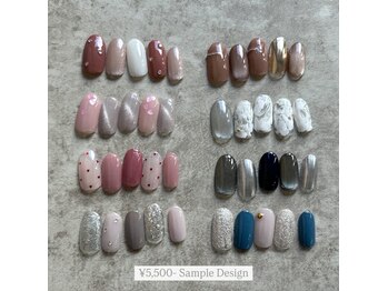 ネイルズカフェアン 姫路駅前店(nails cafe an)/〇 定額サンプル5500