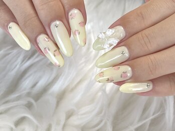 ヴェリタネイル(Verita nail)/薔薇デザイン