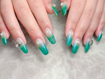 ブリスフルハピネス(Blissful happiness)/グリーングラデーション