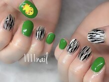 イチイチイチイチネイル(1111nail)/ゼブラ♪