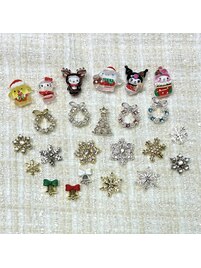 シンプルワンカラーリボンネイル