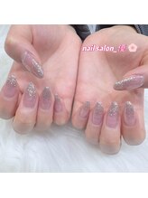 ネイルサロン 優/ラメグラデーション