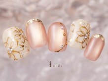 アイネイルズ 町田店(I nails)/和柄お花ネイル10480円