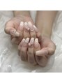 トゥルーネイル アンド アイ 池袋店(TRU NAIL & EYE) ピンクのバラがかわいいです!デザインジェルコース(2200円)