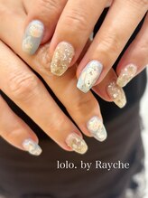 春のインク×マットnuanceネイル