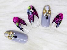 アンジェヴォーグ 名古屋本店(Angevogue)/グランジフラワーフレンチ